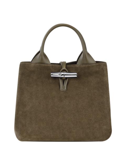 Longchamp Le Roseau S Handbag Olive - Leather