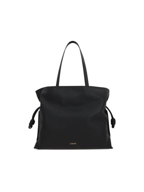 Loewe large Flamenco knot-detail leather tote bag
