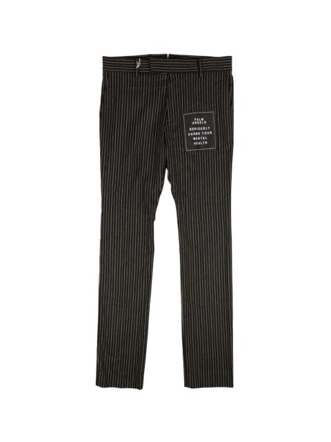 Palm Angels Pinstriped Pants "Black"