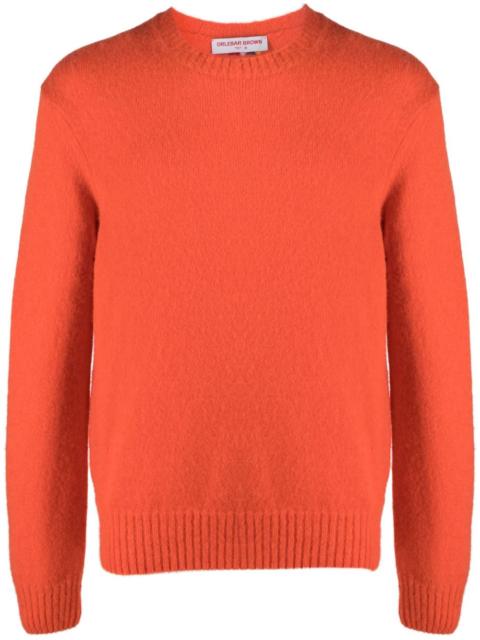 ORLEBAR BROWN Lorca logo-patch knitted jumper