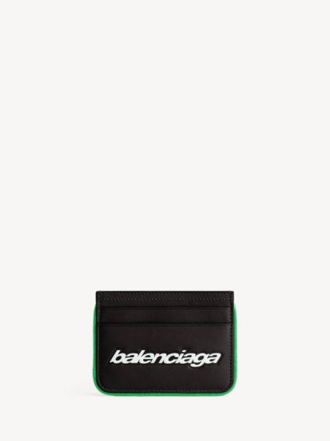 BALENCIAGA Men's Biker Card Holder in Black