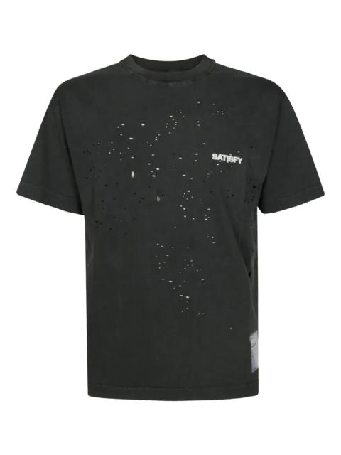 SATISFY MothTech Minimalist T-Shirt "Aged Black" 11006 00A02
