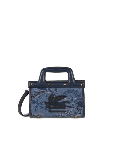 Etro small Love Trotter denim tote bag