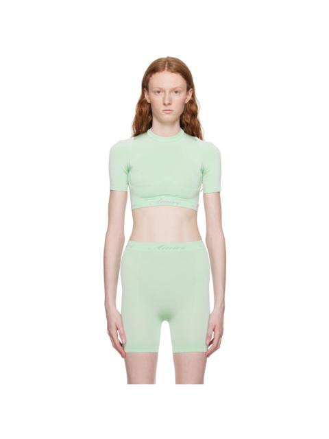 AMIRI Green Seamless Top