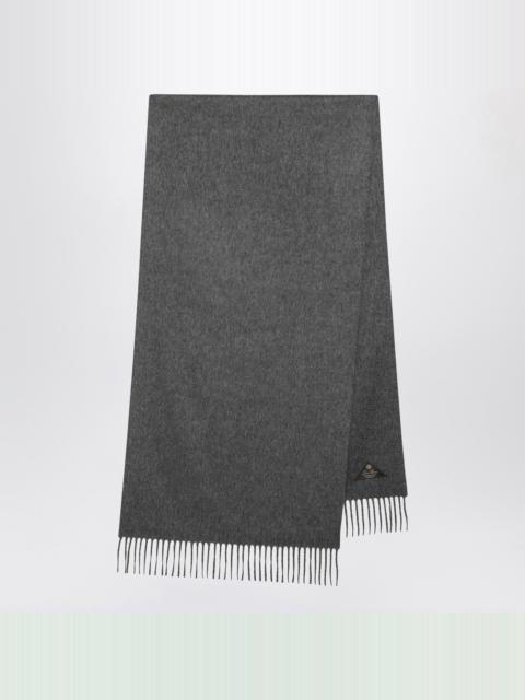 Loro Piana Grande Unita scarf in Grey Mélange