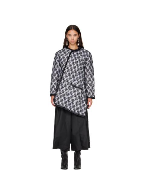 Comme Des Garçons Black & White Raschel Lace Jacket