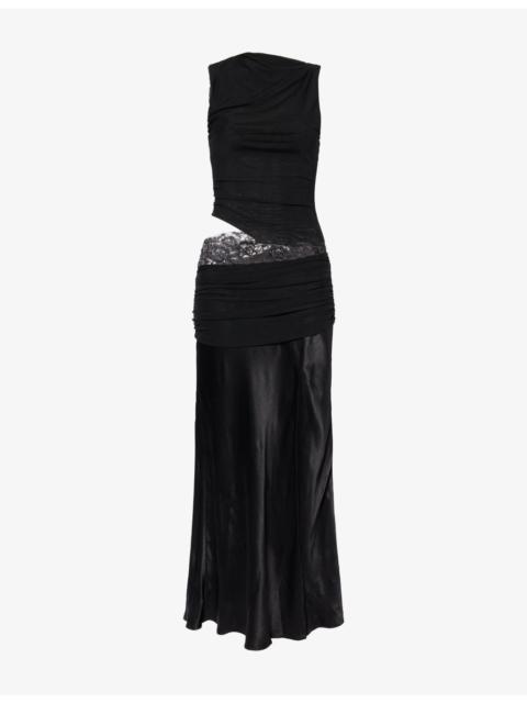 BEC + BRIDGE Rita Cut-Out Stretch-Woven Maxi Dress