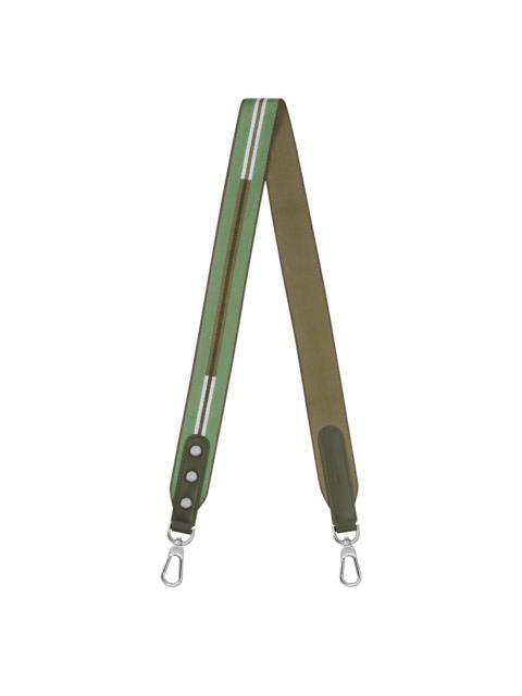Longchamp Longchamp Rayures Shoulder strap Artichoke - Canvas