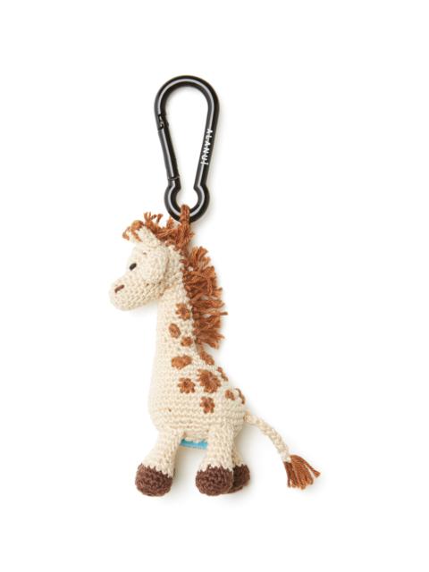 Alanui Handmade Giraffe Crochet Key Holder