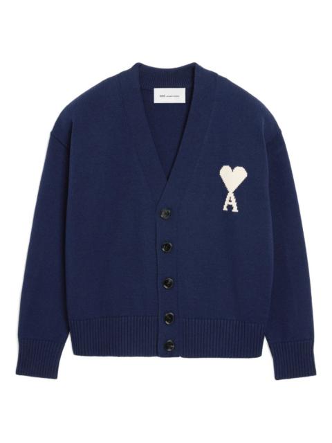 AMI Paris button-fastening cardigan