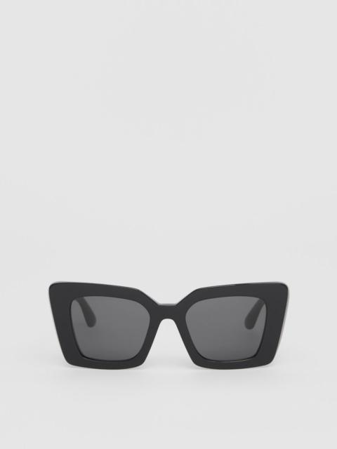 Burberry Monogram Motif Square Frame Sunglasses