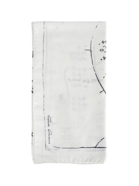 Rick Owens Temple Printed Astro Scarf