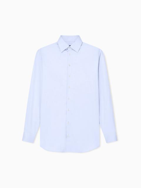 GIORGIO ARMANI REGULAR-FIT SHIRT IN COTTON TWILL