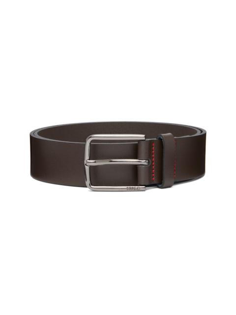 HUGO Brown Leather Belt