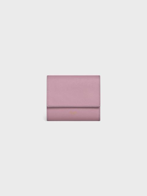 CELINE Small trifold wallet in Grained calfskin
