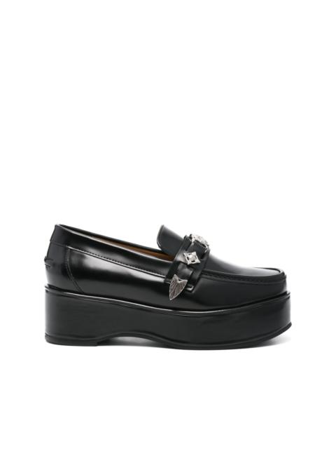 TOGA PULLA plaque-detailed loafers