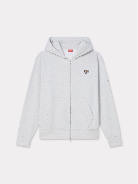KENZO 'Lucky Tiger' embroidered zip-up hoodie