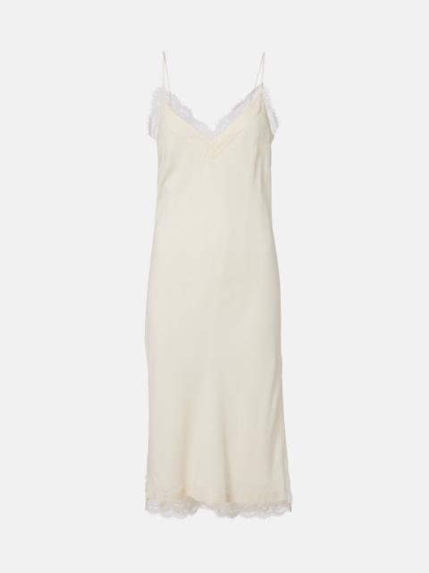 RÓHE Lace-trimmed slip dress