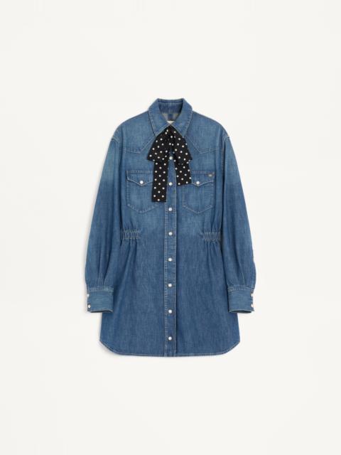 Valentino MIDI DENIM DRESS