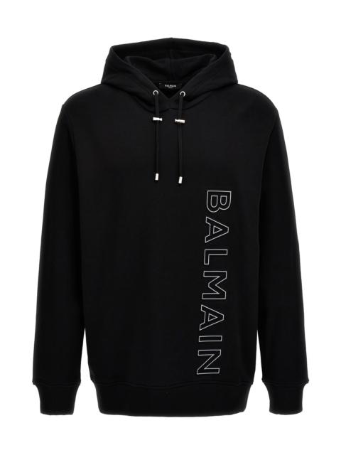 Balmain Reflective logo hoodie