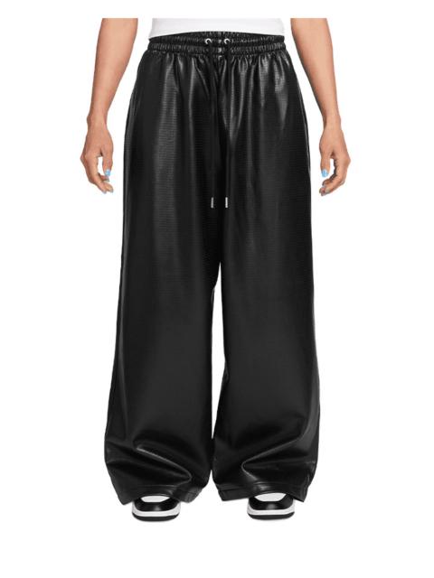 Flight Faux-Leather Pants Black