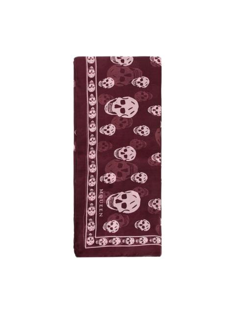 Alexander McQueen skull foulard scarf