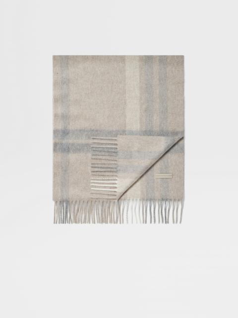 ZEGNA BEIGE OASI CASHMERE SCARF