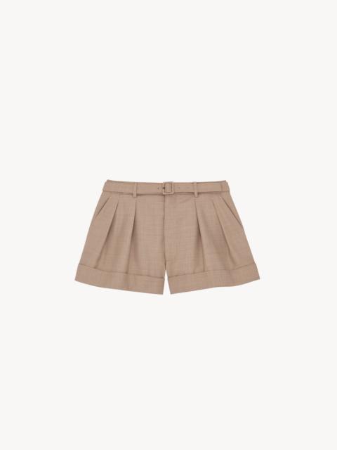 SAINT LAURENT SHORTS IN WOOL