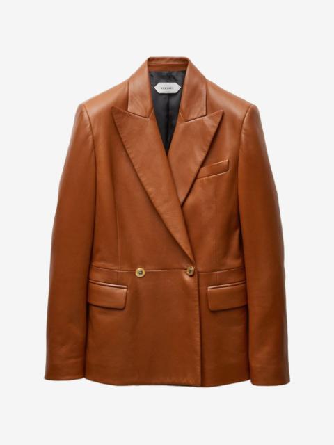 VERSACE nappa plongé blazer
