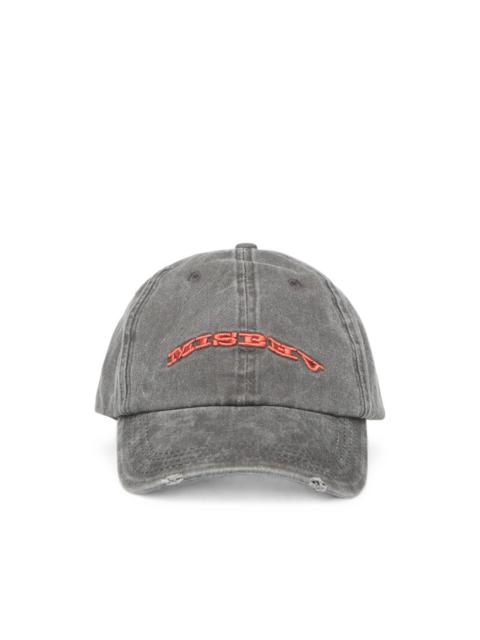 MISBHV logo-embroidered distressed baseball cap