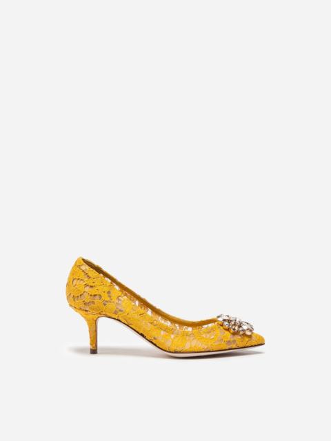 Dolce & Gabbana Pump in Taormina lace with crystals