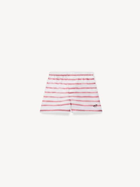 KENZO 'KENZO Sounds' embroidered shorts in silk