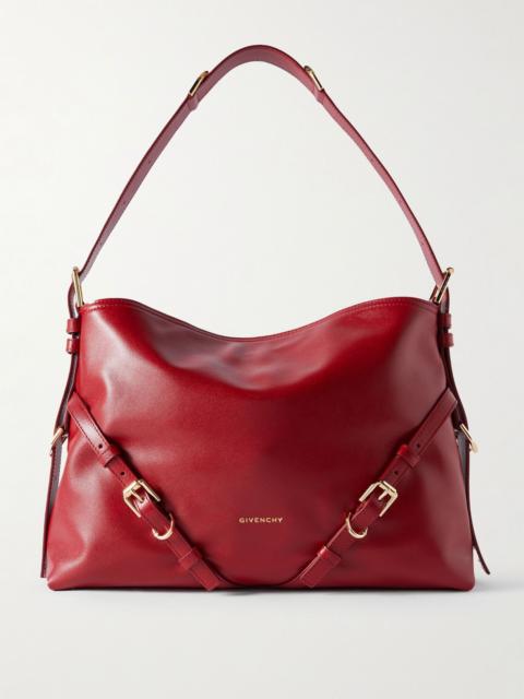 Givenchy Voyou medium leather shoulder bag Red