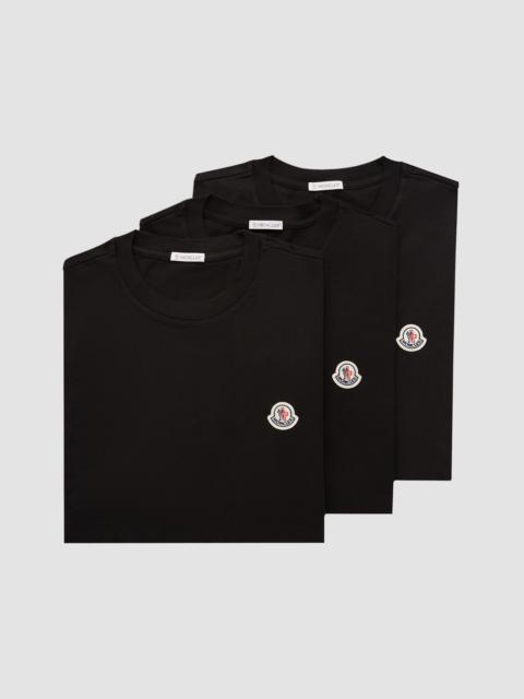 Moncler Logo Patch T-Shirt (Pack of Three)