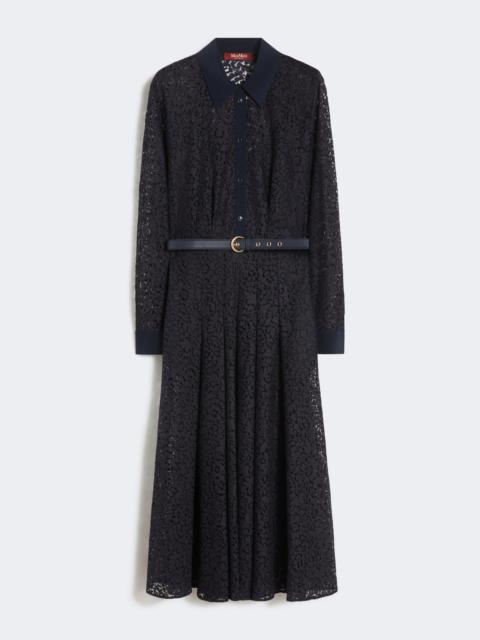 Max Mara RICORDO Lace shirt dress - NAVY