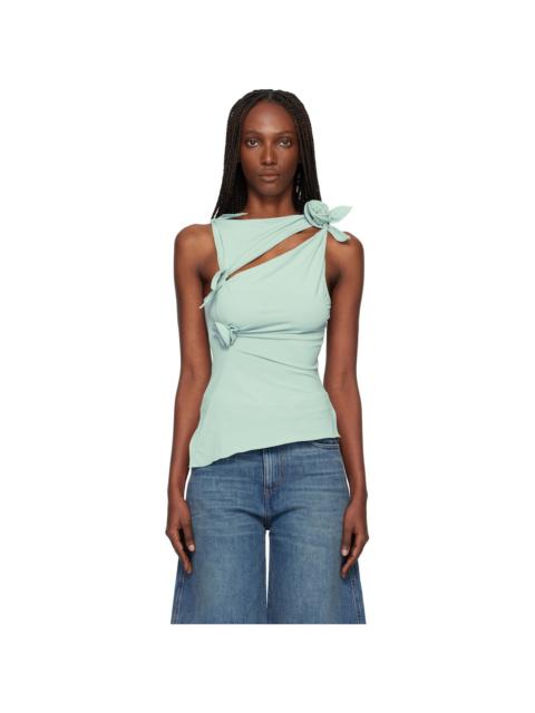 COPERNI Green Flower Top