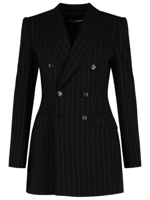 Dolce & Gabbana Dolce & Gabbana Black Wool Blazer