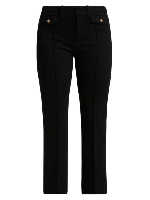 FRAME Women's The Reboot Crop Trousers - Black