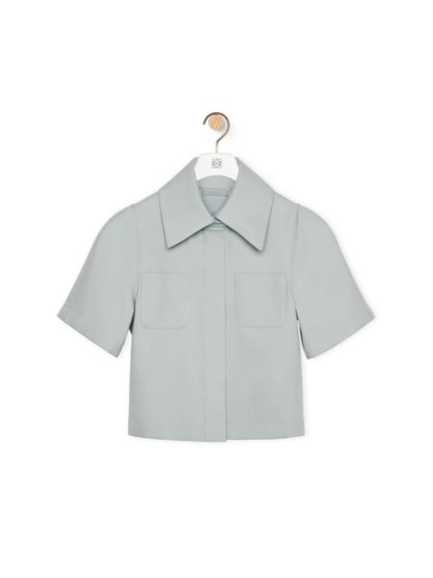 Loewe Reproportioned shirt in wool and cotton