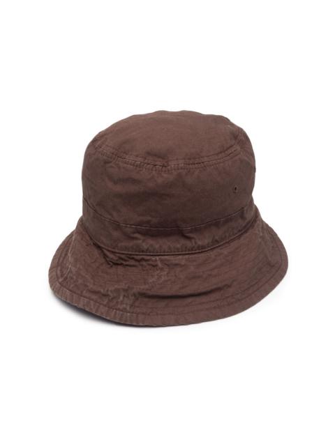 Jil Sander logo-patch cotton bucket hat