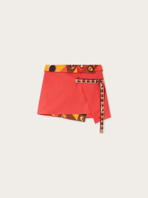 PUCCI COTTON WRAP SKIRT