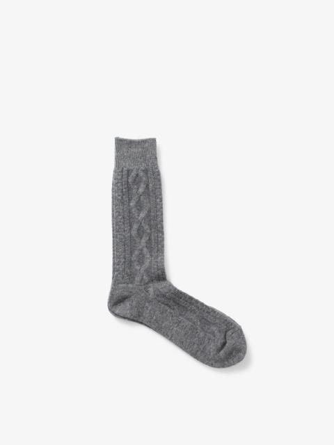 ANONYMOUSISM Norse Store SMU Cashmere Cable Socks