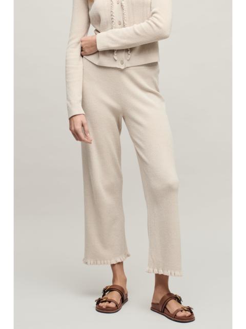 Barefoot Dreams CozyChic Ultra Lite® Rib Ruffle Hem Ankle Pant