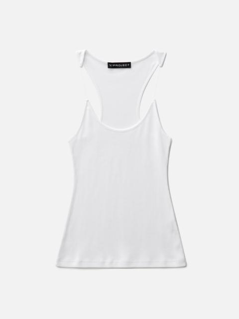 Y/Project INVISIBLE STRAP TANK TOP