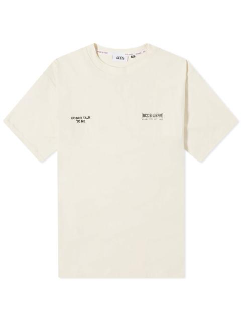 GCDS GCDS Do Not Talk To Me T-Shirt