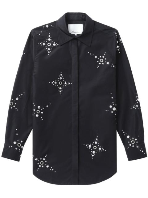 3.1 Phillip Lim stud-embellished long-sleeve shirt