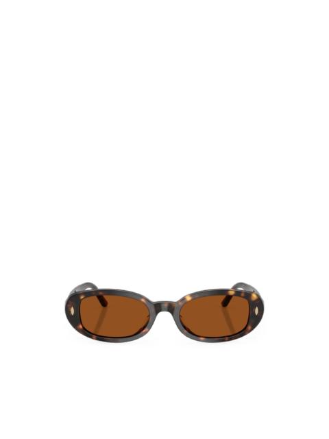 TORY BURCH Miller oval sunglasses