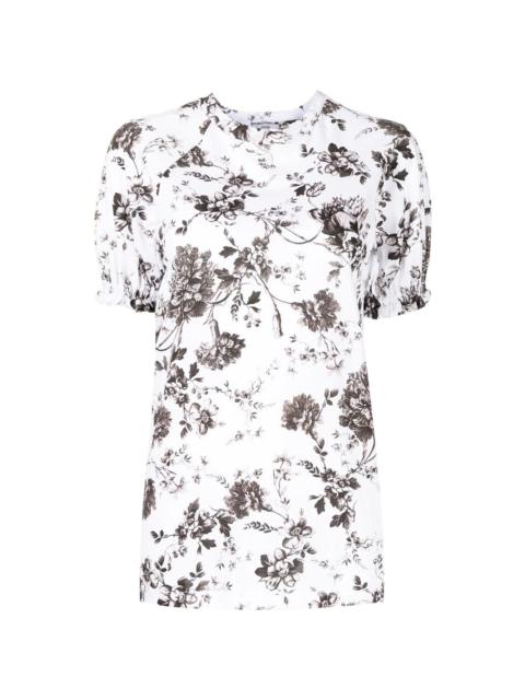 Erdem Beatrice floral-print cotton T-shirt