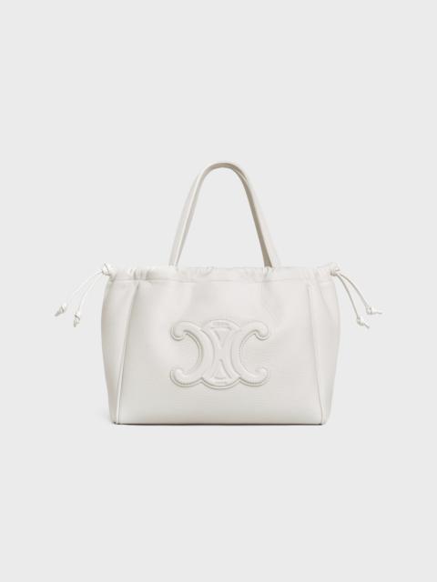 CELINE SMALL CABAS DRAWSTRING CUIR TRIOMPHE in Grained calfskin