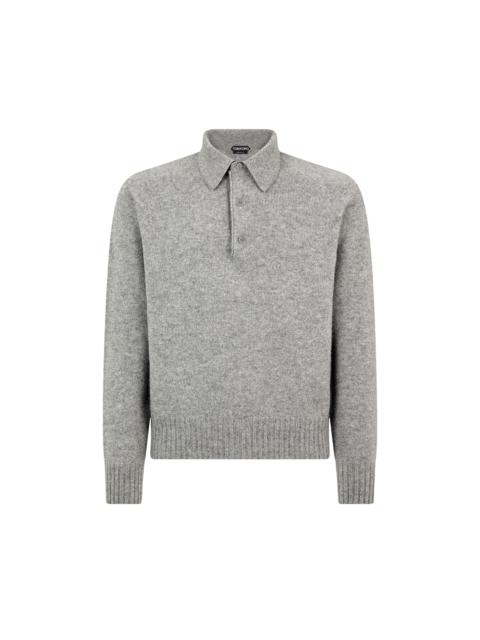 SEAMLESS CASHMERE POLO